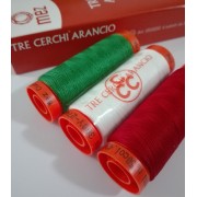 Filofort Tre Cerchi Arancio - Sewing Thread - Et. 50 - 274m