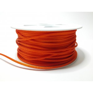 Orange Rattail Cord 2 mm - Orange