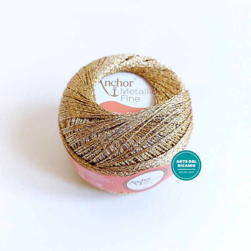 Anchor Artiste - Metallic Fine Crochet Thread