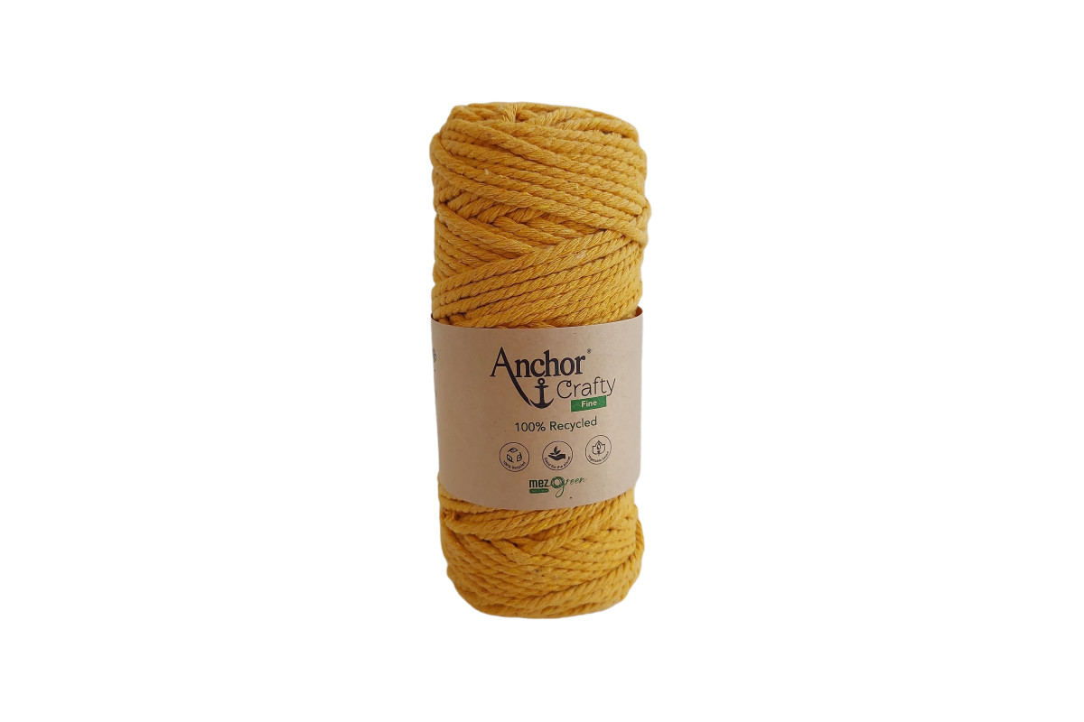 Anchor Crafty - Cotone per Macramè - Mustard Anchor Crafty - Cotone per Macramè - Mustard