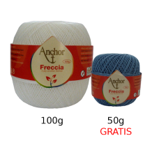 Promozione Anchor Freccia Gomitolo per Uncinetto n. 16 - 100g - Bianco Promozione Anchor Freccia Gomitolo per Uncinetto n. 16 - 100g - Bianco