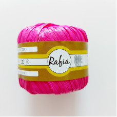 Rafia Gomitolo da 57 metri - Fuxia Rafia Gomitolo da 57 metri - Fuxia