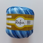 Rafia Bobbins of 57 meter - Blue Shades