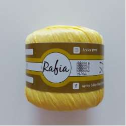 Rafia Ovillos de 57 metros - Color Amarillo