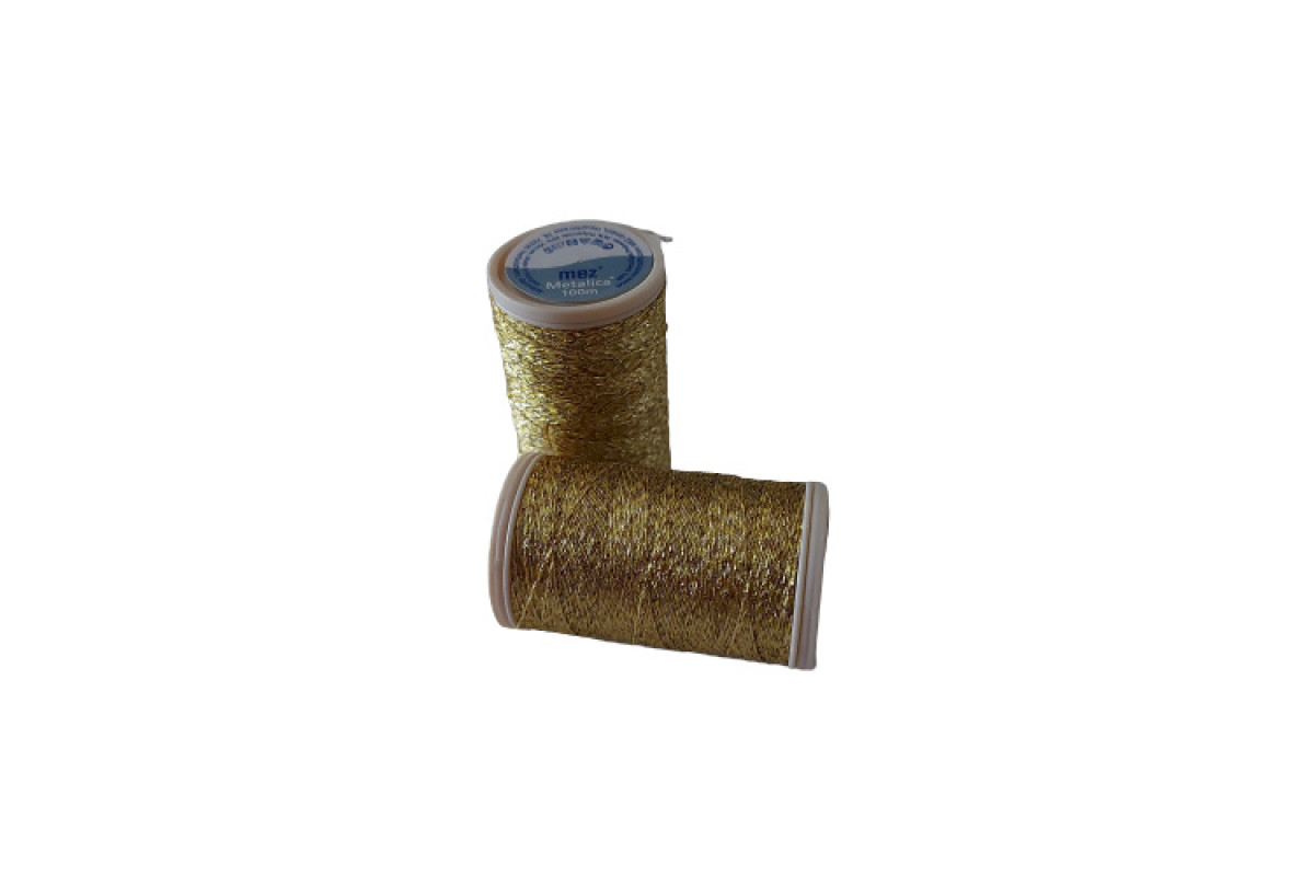 Mez Metalica - Metallic Thread - Gold Color Mez Metalica - Metallic Thread - Gold Color