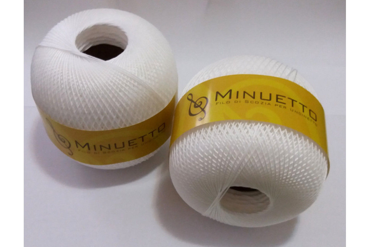 Minuetto - Filo di Scozia per Uncinetto n. 8 - 100gr Minuetto - Filo di Scozia per Uncinetto n. 8 - 100gr