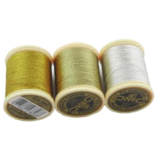 DMC - Filo Metallizzato per Ricamo - Argento e Oro DMC - Filo Metallizzato per Ricamo - Argento e Oro