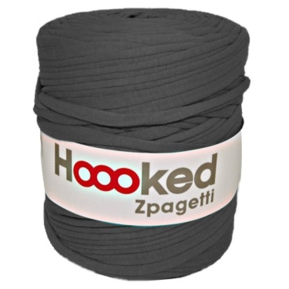 Hoooked Zpagetti - Macro Hilo para Crochet - Griz Oscuro