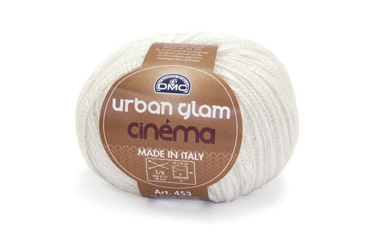 DMC Wool - Urban Glam Cinema - White
