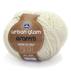 DMC Wool - Urban Glam Graffiti - White DMC Wool - Urban Glam Graffiti - White