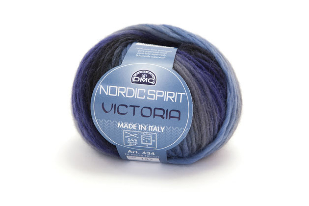 DMC Lana - Nordic Spirit Victoria - Blu Melange DMC Lana - Nordic Spirit Victoria - Blu Melange