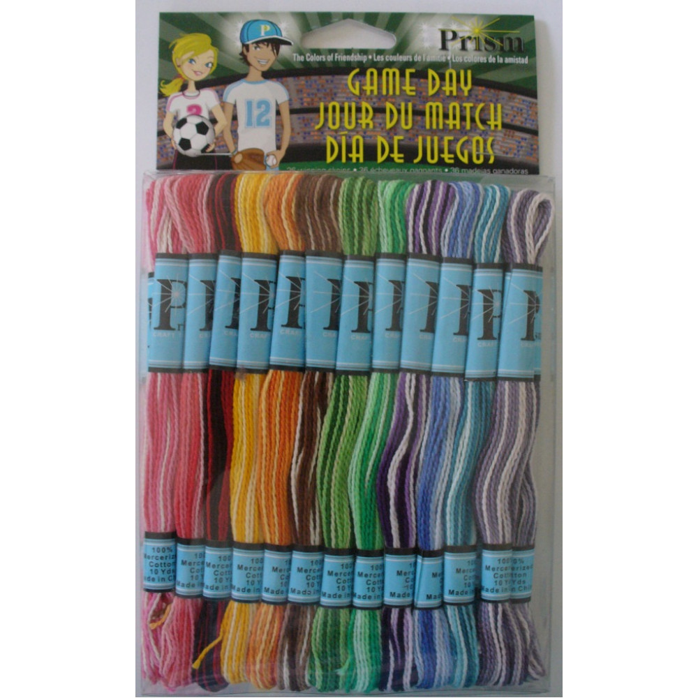 Prism Craft Thread - 36 Skeins Type Perlé  -  Nuances Colors