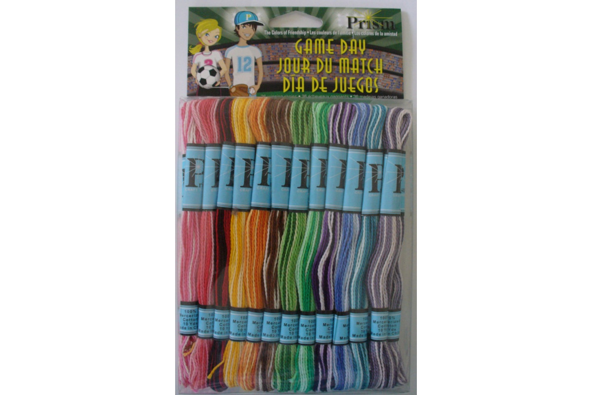 Prism Craft Thread - 36 Skeins Type Perlé - Nuances Colors Prism Craft Thread - 36 Skeins Type Perlé - Nuances Colors