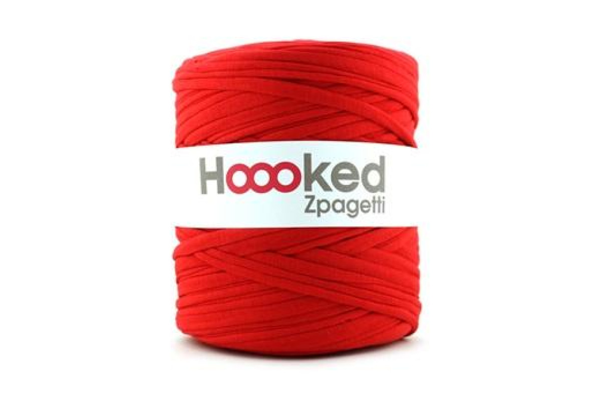 Hoooked Zpagetti - Fettuccia per Uncinetto - Rosso