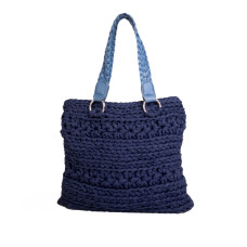 DMC - Kit Ganchillo - Hoooked Bolso San Marino - Blu