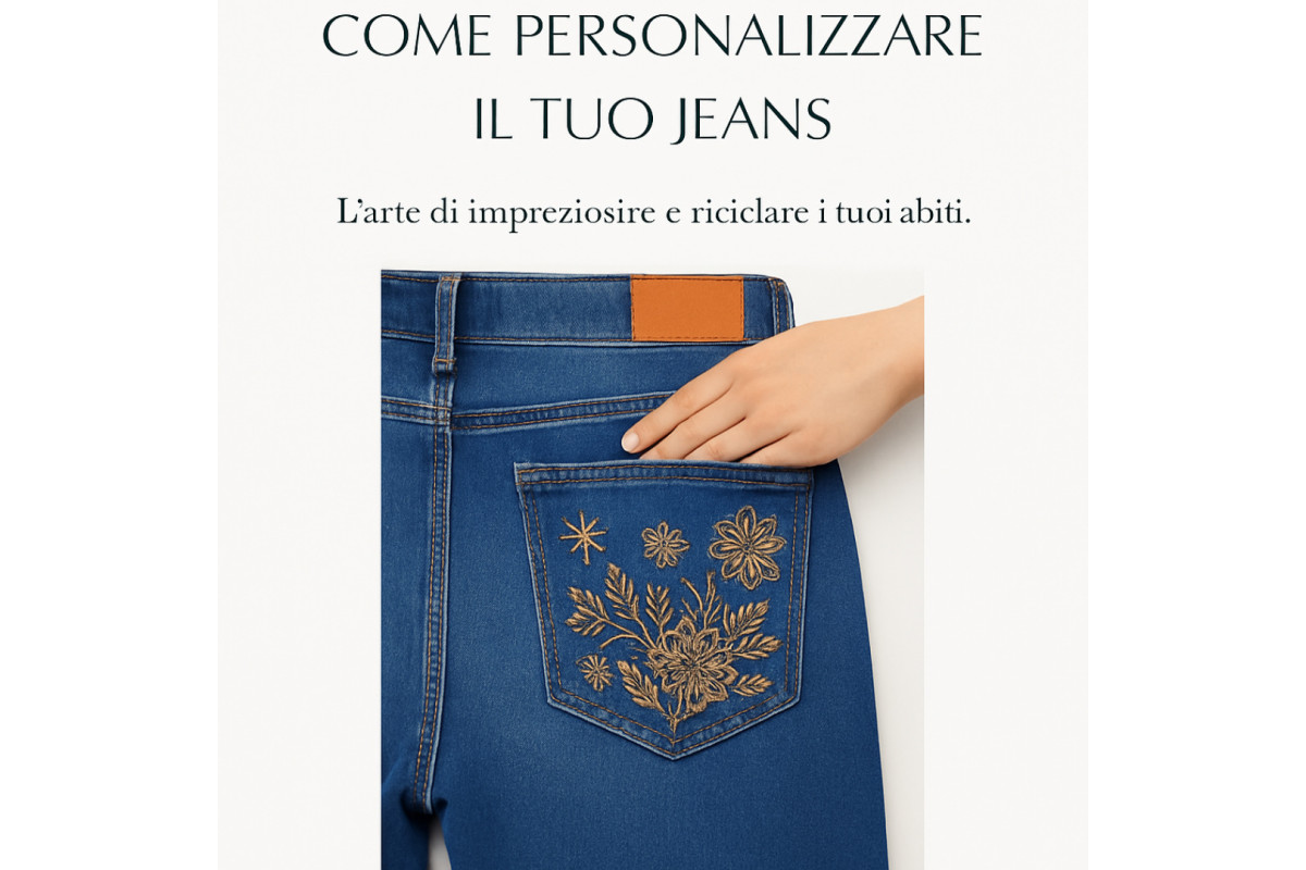 Come Personalizzare il Tuo Jeans - Riciclo Creativo Come Personalizzare il Tuo Jeans - Riciclo Creativo