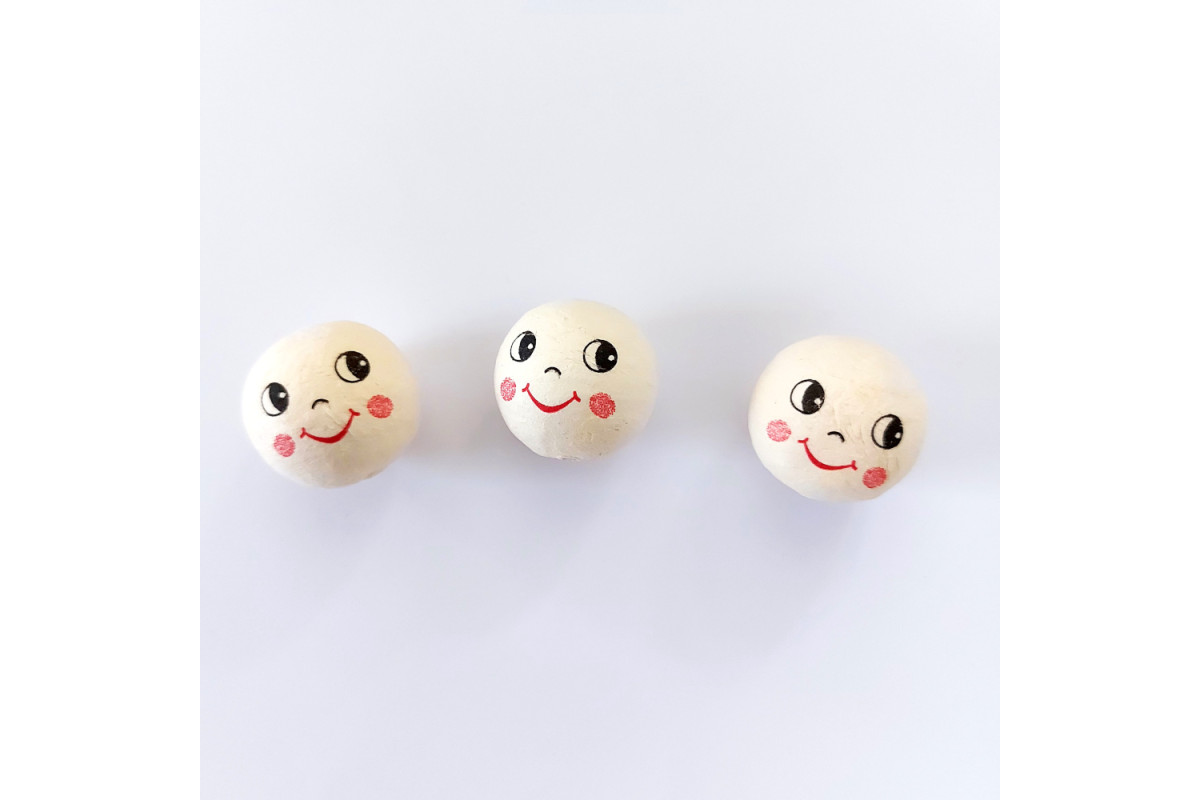 Cabeza de Guata para Muñecas 4 cm