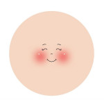 Face Stockinette Fabric 7,5 cm - Becky Face Stockinette Fabric 7,5 cm - Becky