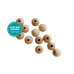 Perle di Legno Naturale con Foro - 8 mm Perle di Legno Naturale con Foro - 8 mm