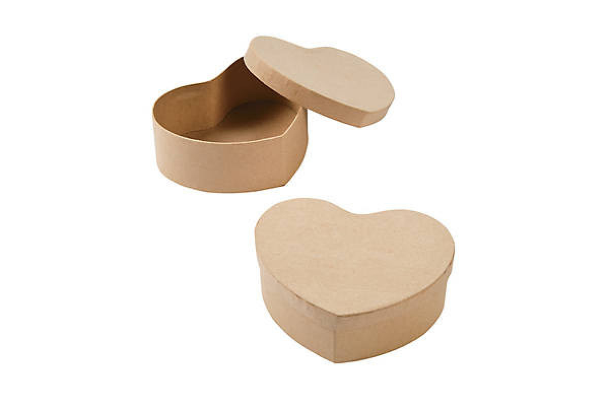 Set Three Paper Boxes - Heart Set Three Paper Boxes - Heart