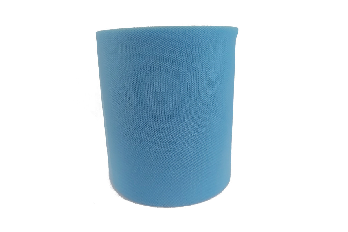 Cinta de Tul Azul Claro - Ancho 10 cm Cinta de Tul Azul Claro - Ancho 10 cm