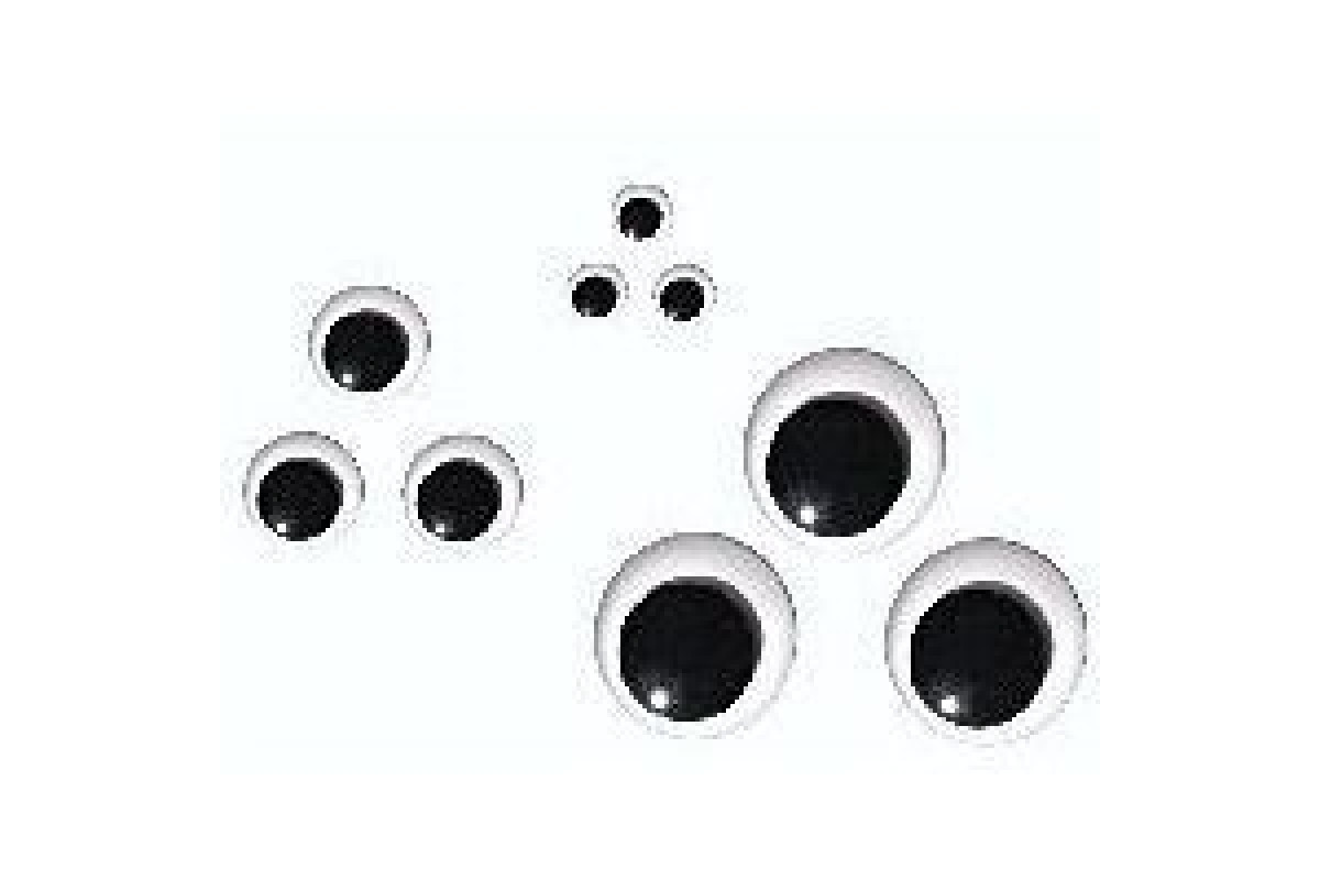 Occhi Mobili Rotondi da 4 mm