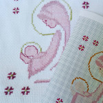 Kit Madonna col Bambino a Punto Croce Kit Madonna col Bambino a Punto Croce