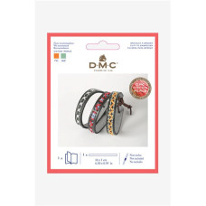 DMC - Kit Bracciale in Similpelle da Ricamare DMC - Kit Bracciale in Similpelle da Ricamare