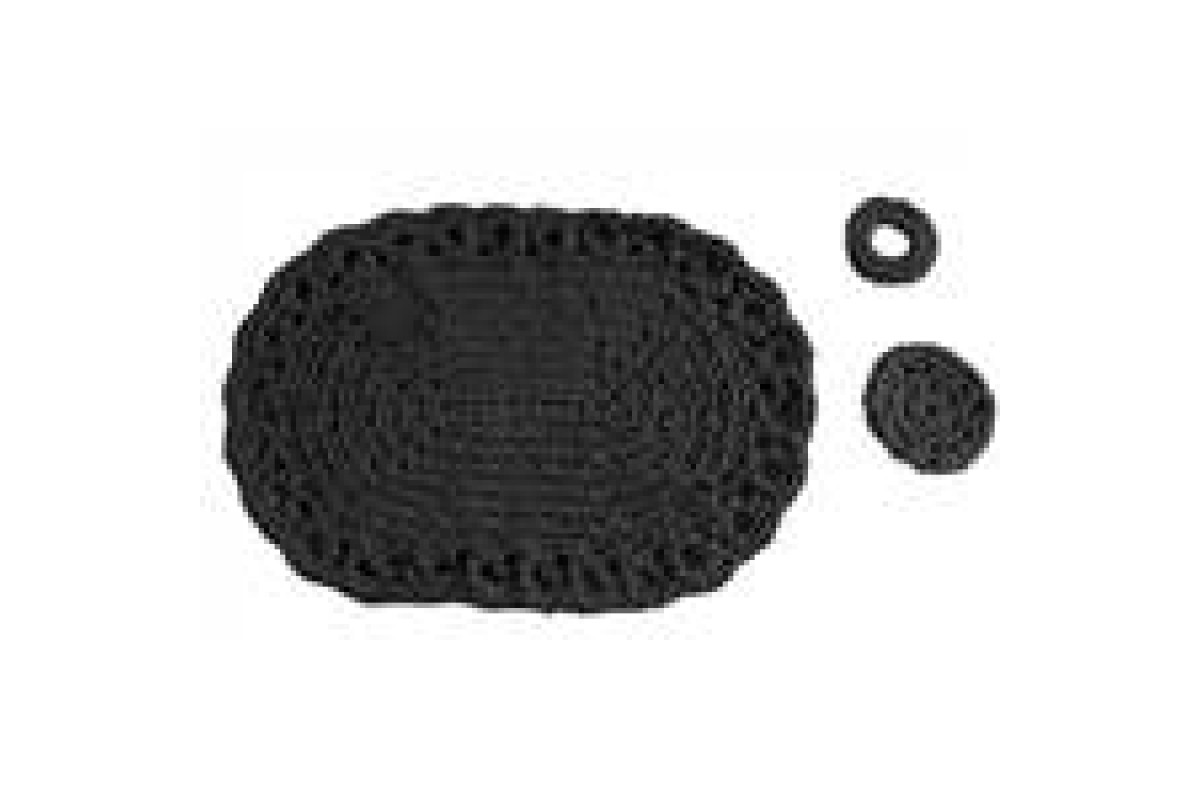 DMC Crochet Kit Set de Table - Black