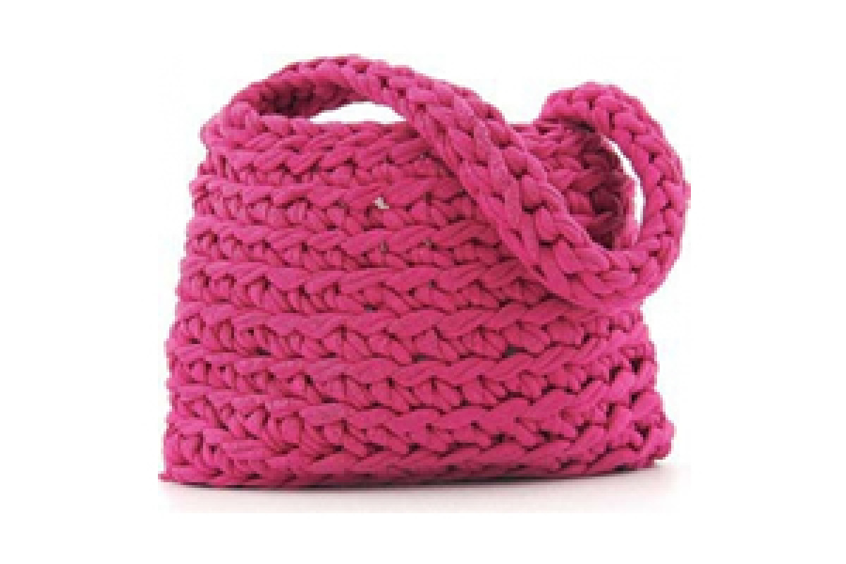 DMC - Kit Uncinetto - Hoooked Borsa Revisto - Fucsia