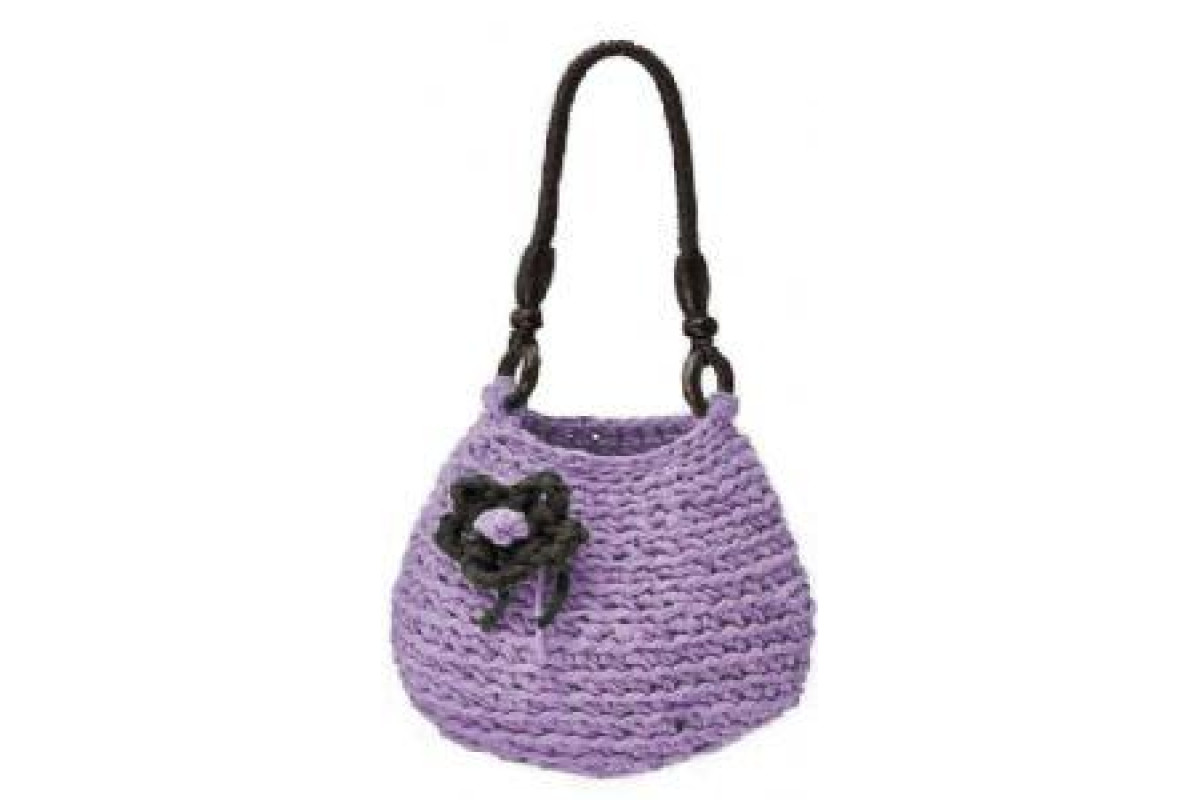 DMC - Kit Uncinetto - Hoooked Borsa Rimini - Viola
