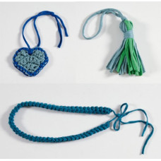 DMC - Kit Uncinetto - Bijoux Ancona - Blu e Verde DMC - Kit Uncinetto - Bijoux Ancona - Blu e Verde