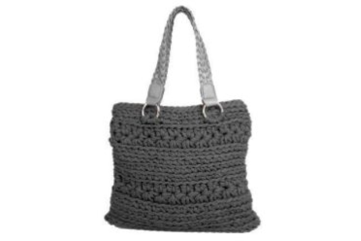DMC - Kit Uncinetto - Hoooked Borsa San Marino - Grigio DMC - Kit Uncinetto - Hoooked Borsa San Marino - Grigio