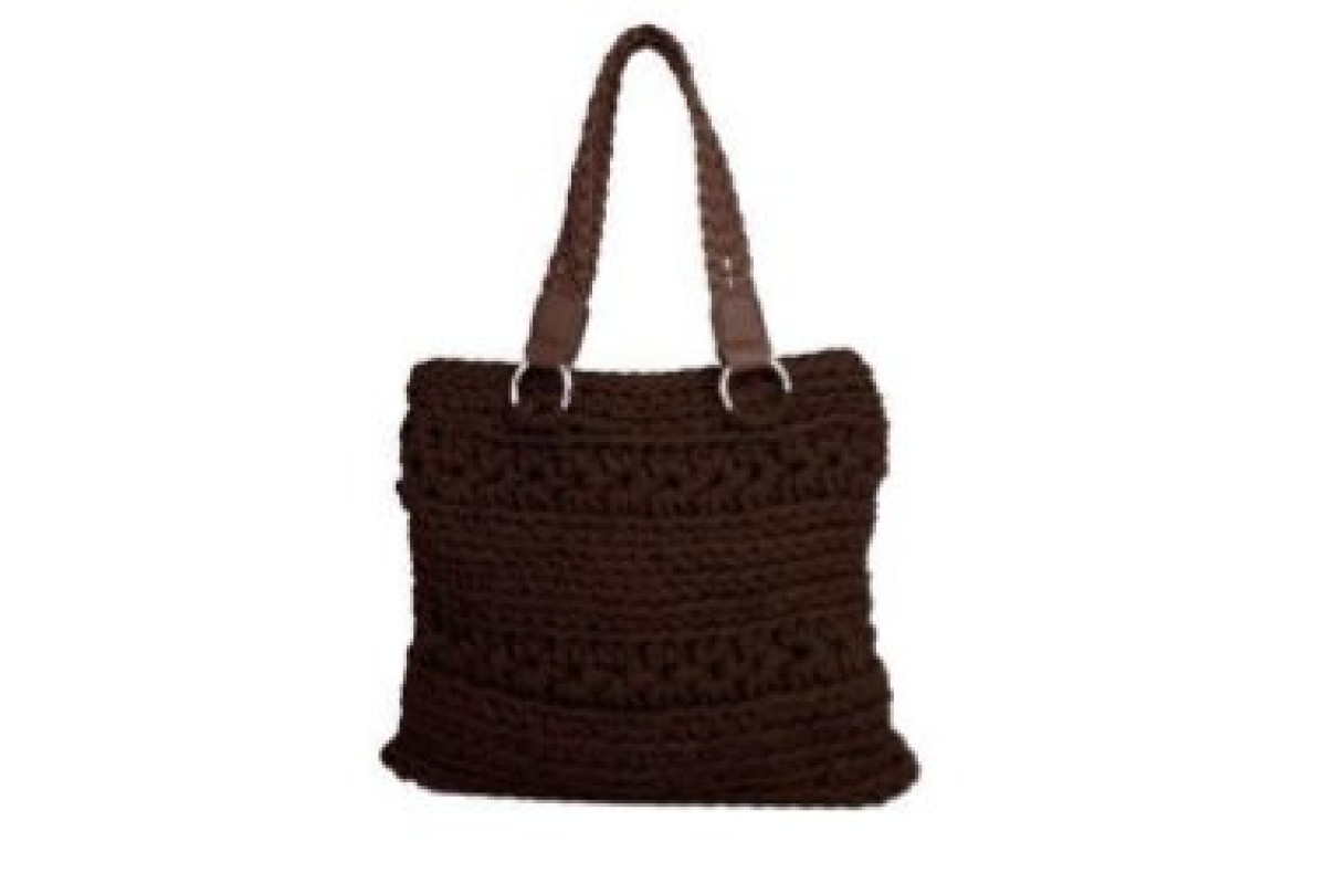 DMC - Kit Crochet - Hoooked Bag San Marino - Brown DMC - Kit Crochet - Hoooked Bag San Marino - Brown