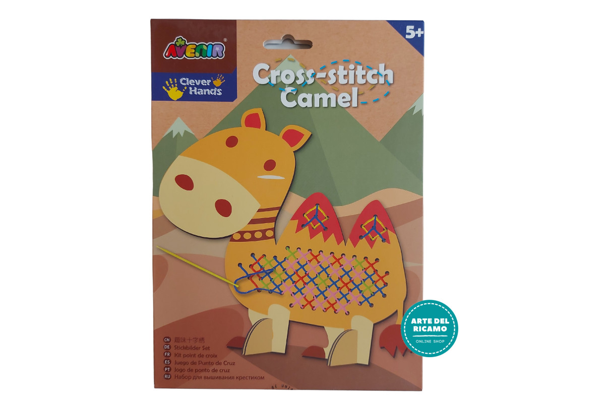Kit Ricamo per Bambini - Cammello Kit Ricamo per Bambini - Cammello