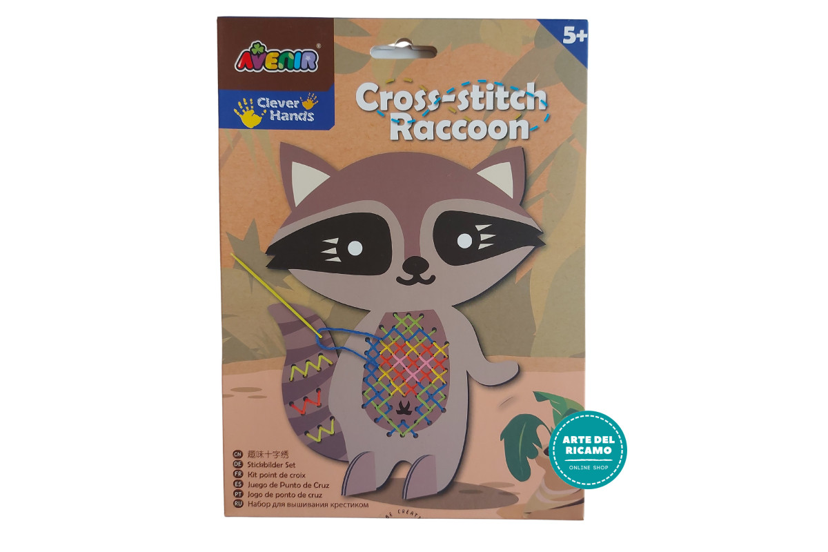 Kit Ricamo per Bambini - Procione Kit Ricamo per Bambini - Procione
