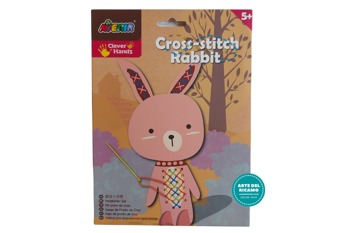 Kit Ricamo per Bambini - Coniglio Kit Ricamo per Bambini - Coniglio