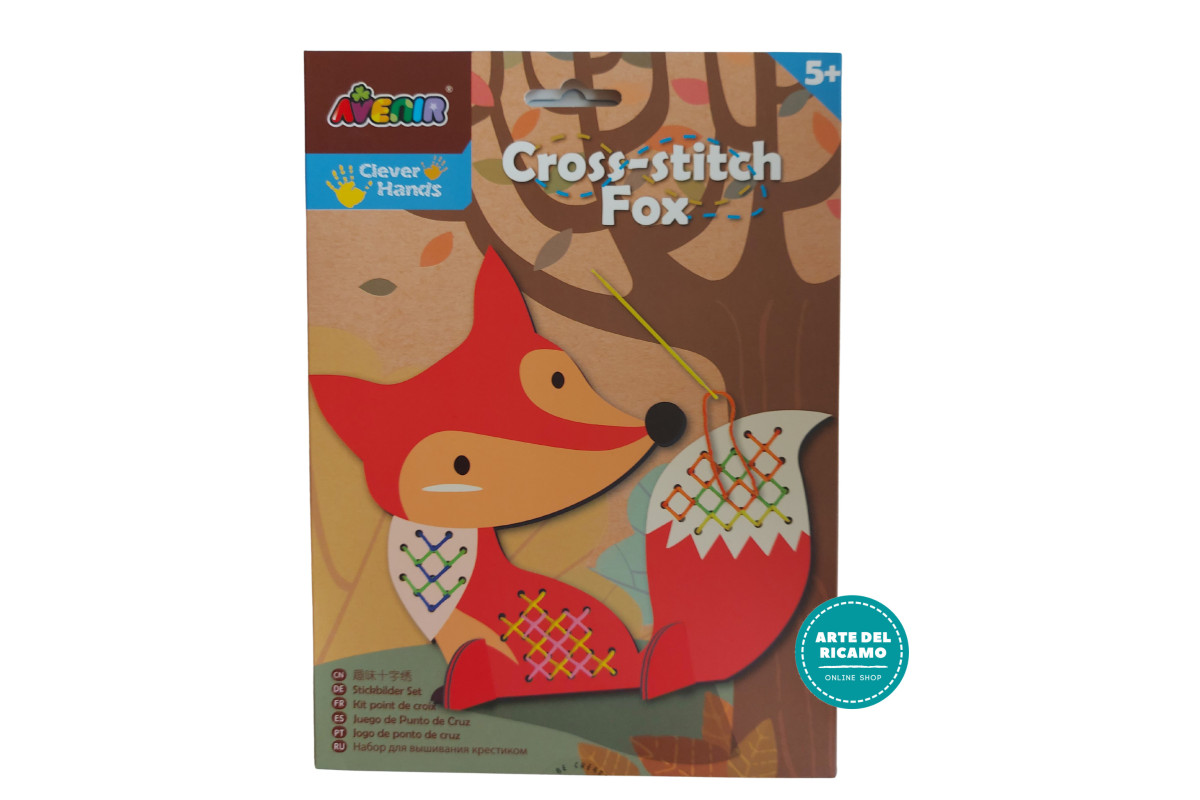 Kit Ricamo per Bambini - Volpe Kit Ricamo per Bambini - Volpe