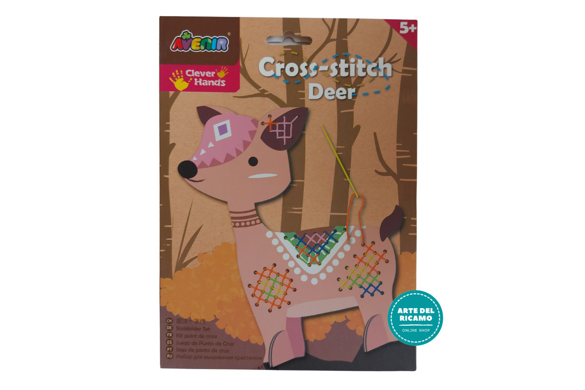 Kit Ricamo per Bambini - Cervo Kit Ricamo per Bambini - Cervo