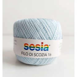 Sesia - Crochet Thred n. 16 - Light Blue Color