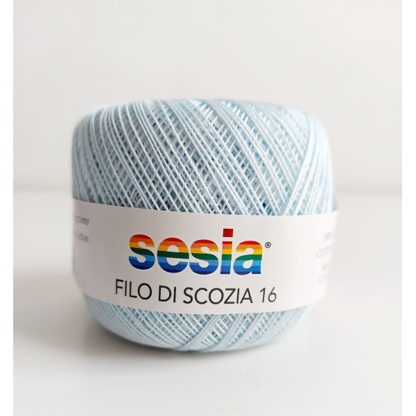 Sesia - Hilo de Escocia n. 16 - Color Azul Claro