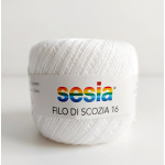 Sesia - Hilo de Escocia n. 16 - Color Blanco Sesia - Hilo de Escocia n. 16 - Color Blanco