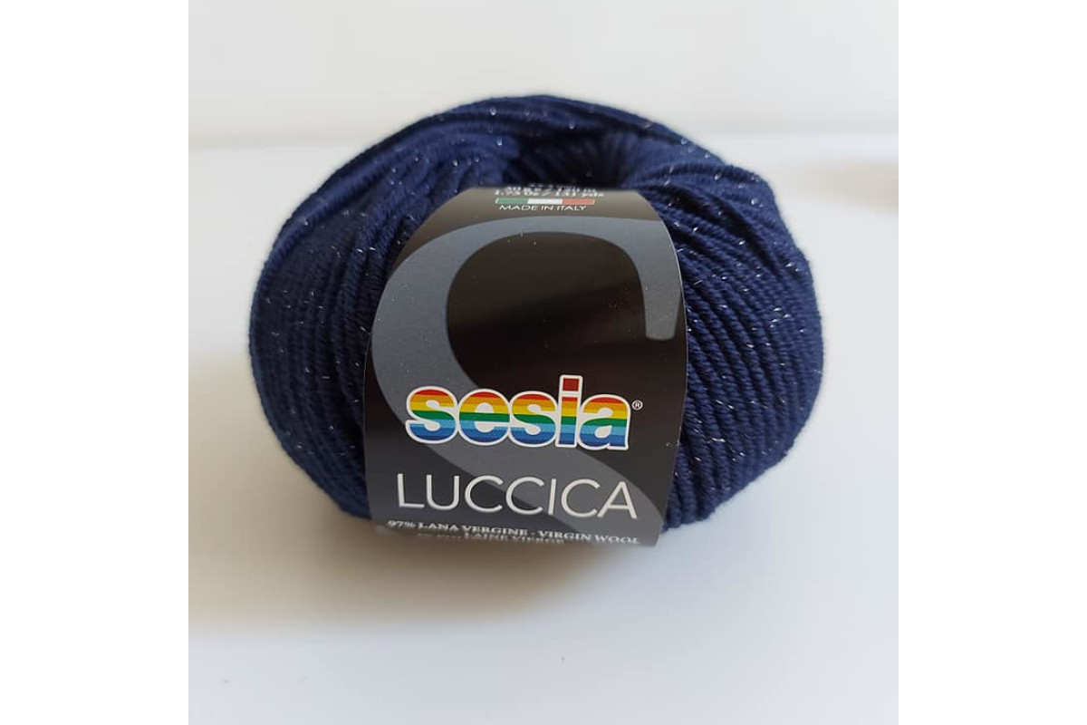 Sesia Lana Luccica - Color Azul Oscuro Sesia Lana Luccica - Color Azul Oscuro