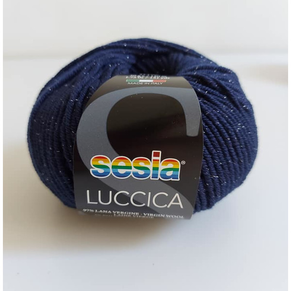 Sesia - Lana Luccica - Colore Blu