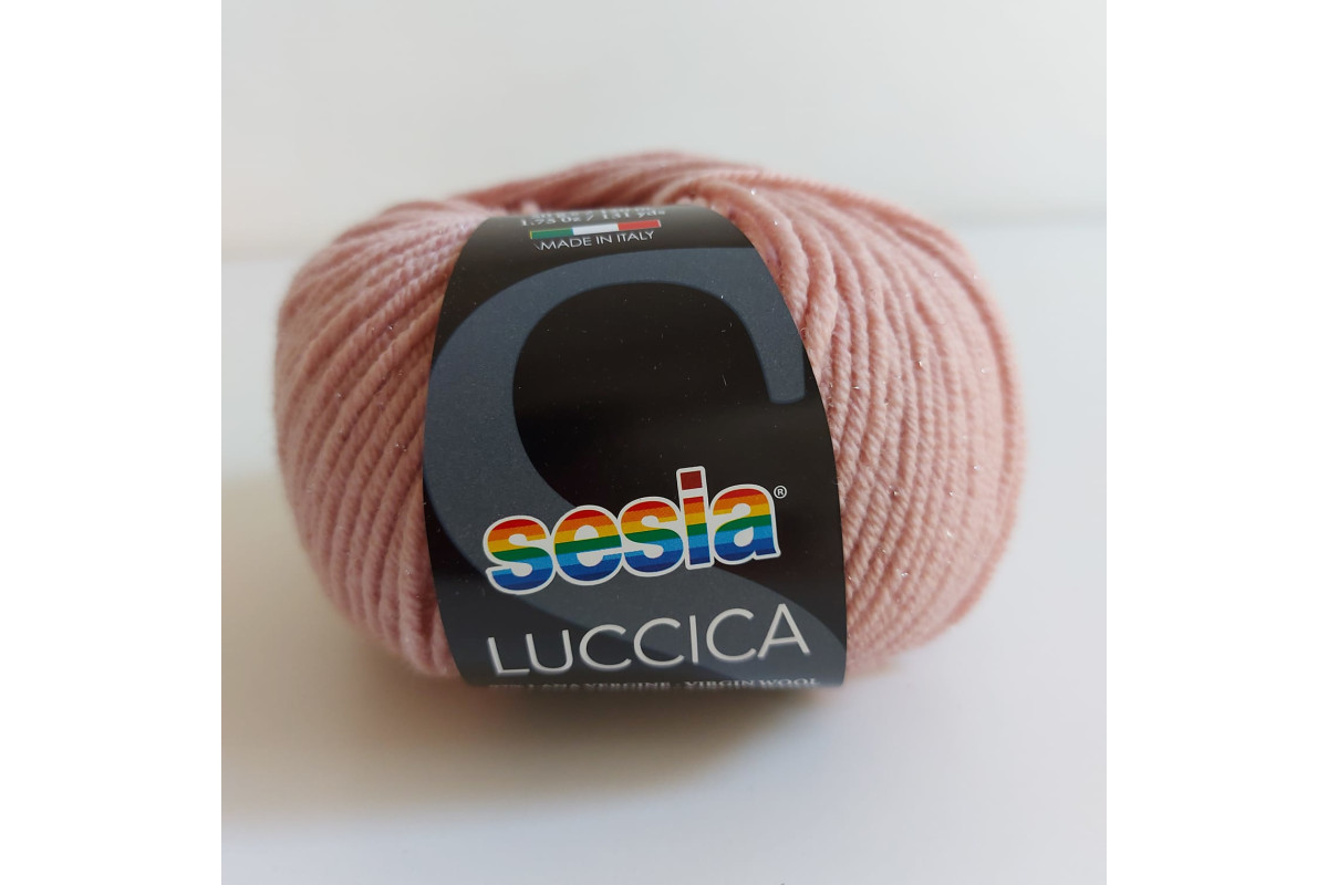 Sesia Lana Luccica - Color Rosa Antiguo Sesia Lana Luccica - Color Rosa Antiguo