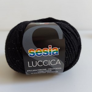 Sesia Lana Luccica - Color Negro