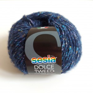 Sesia - Ovillos de Lana Dolce Tweed - Color Azul