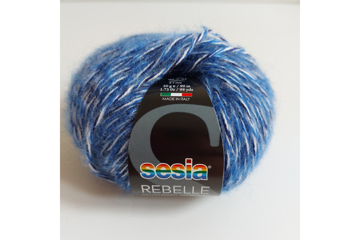 Sesia - Ovillos de Lana Rebelle - Color Azul Sesia - Ovillos de Lana Rebelle - Color Azul