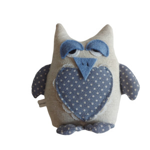 Owl Pincushion - Blue