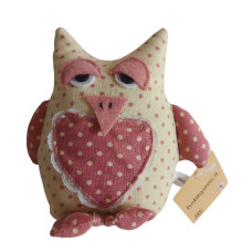 Owl Pincushion - Pink Owl Pincushion - Pink